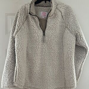 Sherpa Women's Beige Teddy Jacket